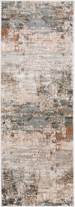 Livabliss Brunswick Geometric Machine Woven Area Rug with Knotted Fringe for Living Rooms Dusty Sage, Cha 2'7" x 7'3" BWK2303-2773