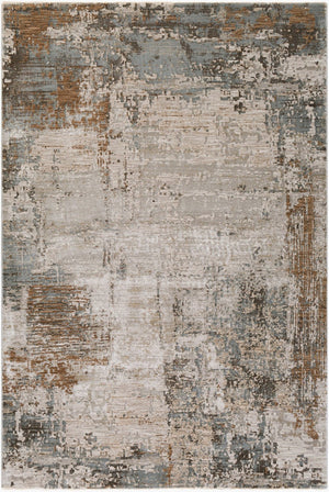 Livabliss Brunswick Geometric Machine Woven Area Rug with Knotted Fringe for Living Rooms Dusty Sage, Cha 6'7" x 9'6" BWK2303-6796