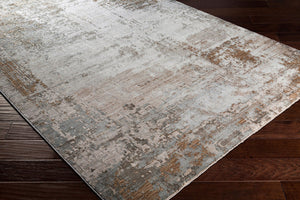 Livabliss Brunswick Geometric Machine Woven Area Rug with Knotted Fringe for Living Rooms Dusty Sage, Cha 6'7" x 9'6" BWK2303-6796
