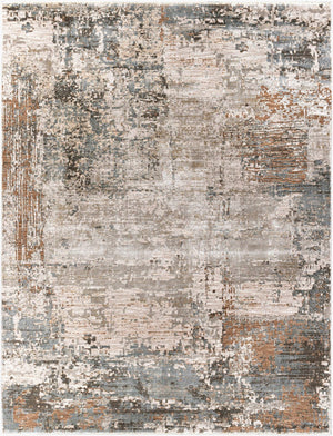 Livabliss Brunswick Geometric Machine Woven Area Rug with Knotted Fringe for Living Rooms Dusty Sage, Cha 7'10" x 10'2" BWK2303-710103