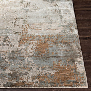 Livabliss Brunswick Geometric Machine Woven Area Rug with Knotted Fringe for Living Rooms Dusty Sage, Cha 6'7" x 9'6" BWK2303-6796