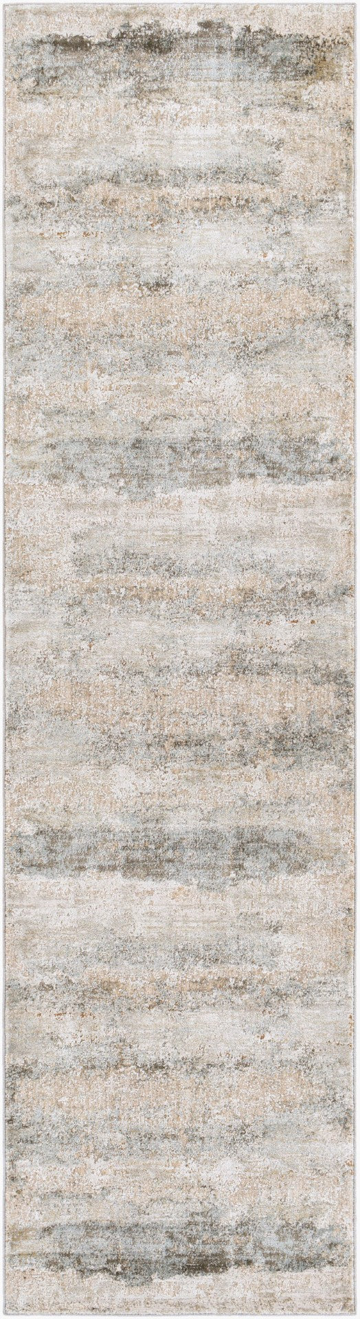 Livabliss Brunswick Geometric Mid-century Area Rug with Fringe Trim for Large Living Rooms Dusty Sage, Tau 2'7" x 10' BWK2305-2710