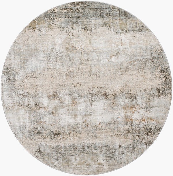 Livabliss Brunswick Geometric Mid-century Area Rug with Fringe Trim for Large Living Rooms Dusty Sage, Tau 5'3" x 5'3" BWK2305-53RD