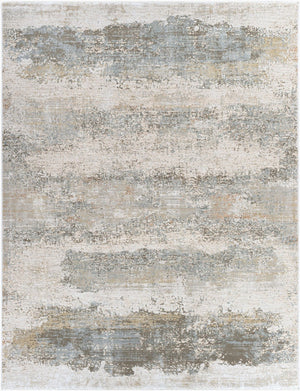 Livabliss Brunswick Geometric Mid-century Area Rug with Fringe Trim for Large Living Rooms Dusty Sage, Tau 7'10" x 10'2" BWK2305-710103