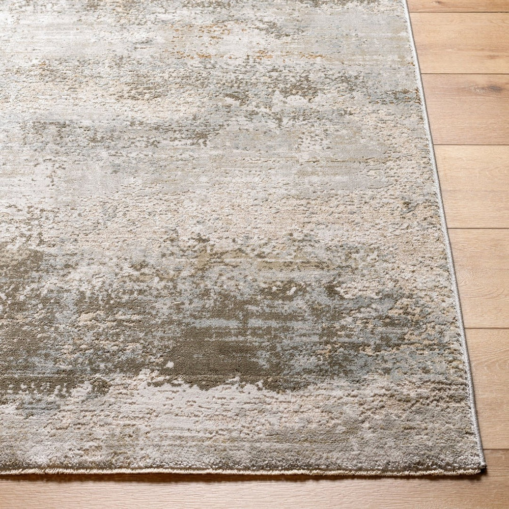 Livabliss Brunswick Geometric Mid-century Area Rug with Fringe Trim for Large Living Rooms Dusty Sage, Tau 5'3" x 5'3" BWK2305-53RD