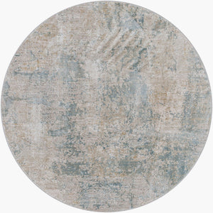 Livabliss Brunswick Geometric High Low Pile Area Rug Turkish Woven Polypropylene Living Room Floor Dusty Sage, Tau 7'10" x 7'10" BWK2307-710RD