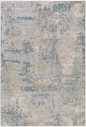 Livabliss Brunswick Geometric High Low Pile Area Rug Turkish Woven Polypropylene Living Room Floor Dusty Sage, Tau 6'7" x 9'6" BWK2307-6796
