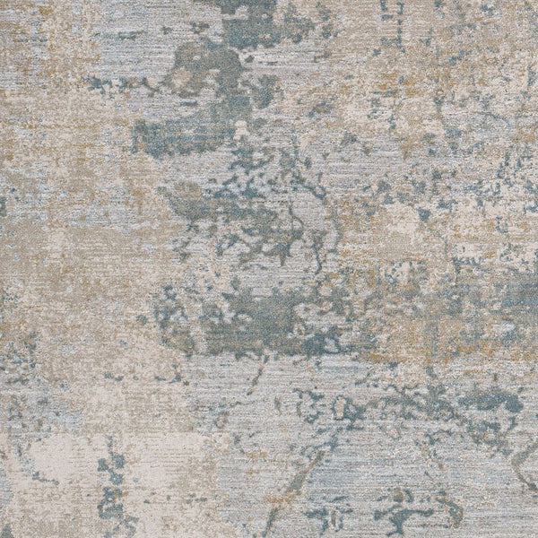 Livabliss Brunswick Geometric High Low Pile Area Rug Turkish Woven Polypropylene Living Room Floor Dusty Sage, Tau 7'10" x 7'10" BWK2307-710RD