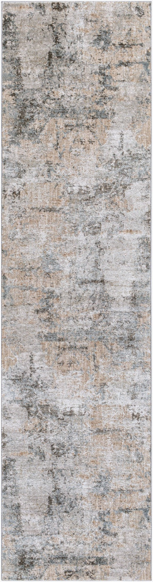 Livabliss Brunswick Geometric Machine Woven Area Rug with High Low Pile for Living Rooms Dusty Sage, Tau 2'7" x 10' BWK2308-2710