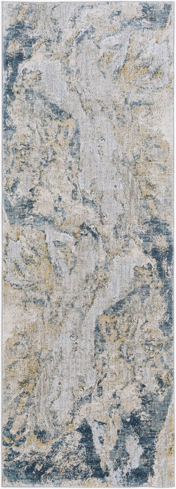 Livabliss Brunswick Geometric Machine Woven Area Rug with Fringe for Large Living Spaces Dusty Sage, Tau 2'7" x 10' BWK2309-2710