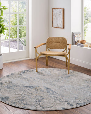 Livabliss Brunswick Geometric Machine Woven Area Rug with Fringe for Large Living Spaces Dusty Sage, Tau 7'10" x 7'10" BWK2309-710RD