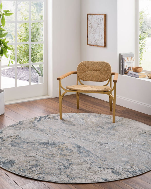 Livabliss Brunswick Geometric Machine Woven Area Rug with Fringe for Large Living Spaces Dusty Sage, Tau 7'10" x 7'10" BWK2309-710RD