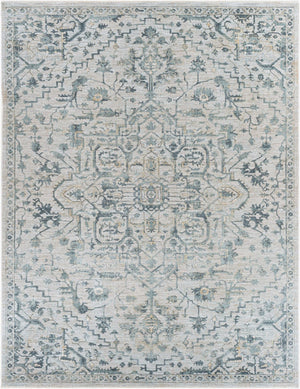 Livabliss Brunswick Medallion Area Rug with Tassel Fringe for Large Living or Dining Rooms Dusty Sage, Lig 7'10" x 10'2" BWK2310-710103