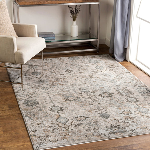 Livabliss Brunswick Traditional Fringe Area Rug Polypropylene Woven for Living and Dining Rooms Taupe, Light Be 9' x 12'2" BWK2311-9122