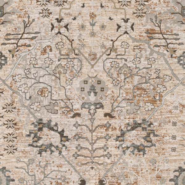 Livabliss Brunswick Traditional Fringe Area Rug Polypropylene Woven for Living and Dining Rooms Taupe, Light Be 9' x 12'2" BWK2311-9122