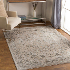 Livabliss Brunswick Traditional Fringe Area Rug Polypropylene Blend for Large Living Rooms Light Beige, Ta 10' x 13'11" BWK2312-1014