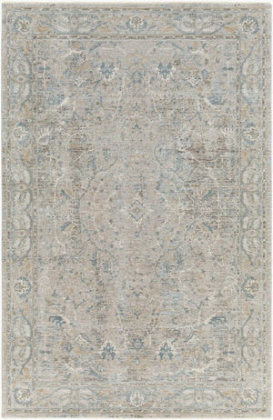 Livabliss Brunswick Traditional Fringe Area Rug Polypropylene Blend for Formal Living Dining Rooms Light Beige, Ta 5' x 7'5" BWK2313-575