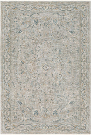 Livabliss Brunswick Traditional Fringe Area Rug Polypropylene Blend for Formal Living Dining Rooms Light Beige, Ta 6'7" x 9'6" BWK2313-6796