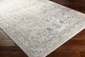 Livabliss Brunswick Traditional Fringe Area Rug Polypropylene Blend for Formal Living Dining Rooms Light Beige, Ta 5' x 7'5" BWK2313-575