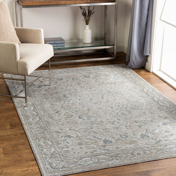 Livabliss Brunswick Traditional Fringe Area Rug Polypropylene Blend for Formal Living Dining Rooms Light Beige, Ta 5' x 7'5" BWK2313-575