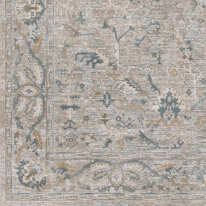 Livabliss Brunswick Traditional Fringe Area Rug Polypropylene Blend for Formal Living Dining Rooms Light Beige, Ta 5' x 7'5" BWK2313-575