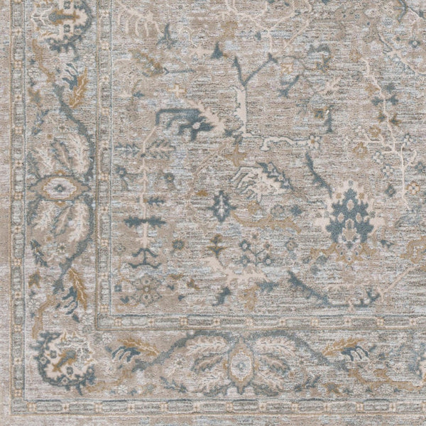 Livabliss Brunswick Traditional Fringe Area Rug Polypropylene Blend for Formal Living Dining Rooms Light Beige, Ta 5' x 7'5" BWK2313-575