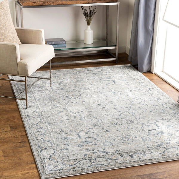 Livabliss Brunswick Traditional Fringe Area Rug Polypropylene Blend for Large Living Spaces Deep Teal, Dust 10' x 13'11" BWK2314-1014