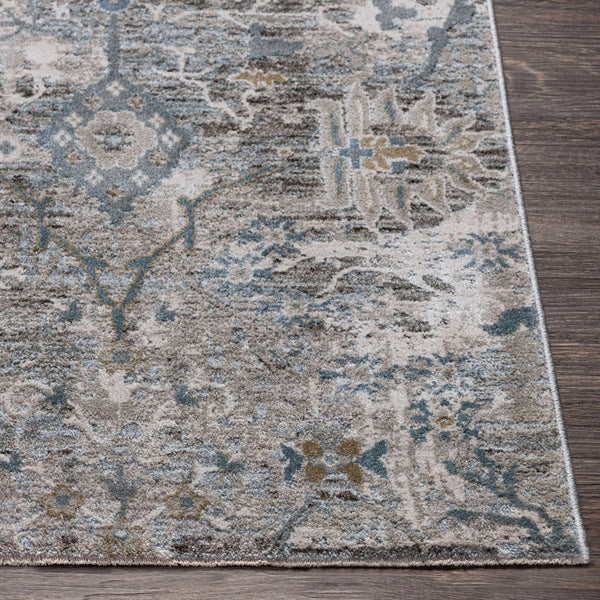 Livabliss Brunswick Traditional Fringe Area Rug Plush Polypropylene Blend for Large Living Rooms Dusty Sage, Lig 10' x 13'11" BWK2315-1014