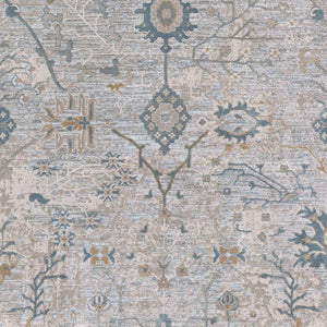 Livabliss Brunswick Traditional Fringe Area Rug Plush Polypropylene Blend for Large Living Rooms Dusty Sage, Lig 10' x 13'11" BWK2315-1014