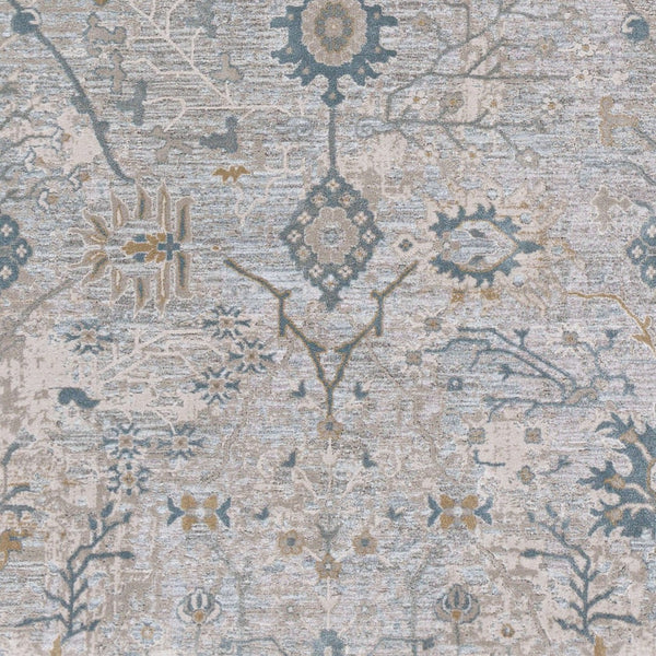 Livabliss Brunswick Traditional Fringe Area Rug Plush Polypropylene Blend for Large Living Rooms Dusty Sage, Lig 10' x 13'11" BWK2315-1014