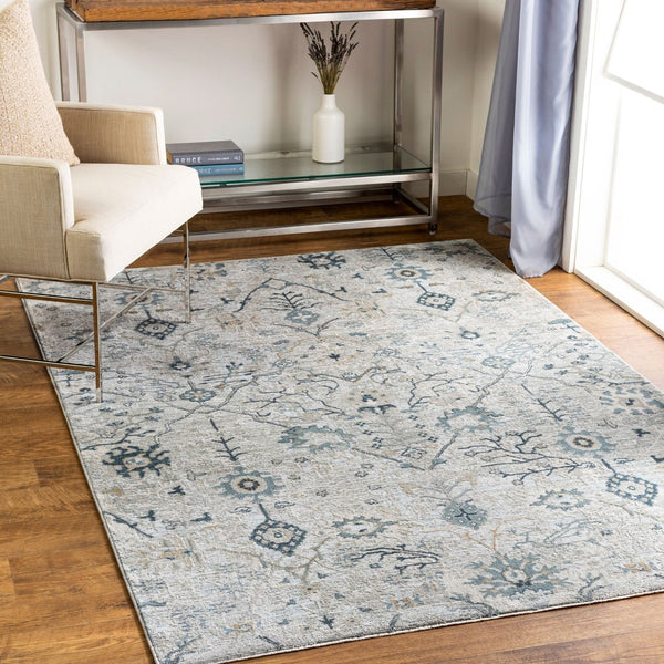 Livabliss Brunswick Traditional Fringe Area Rug Woven Polypropylene Blend for Living Room Entryway Dusty Sage, Lig 9' x 12'2" BWK2316-9122