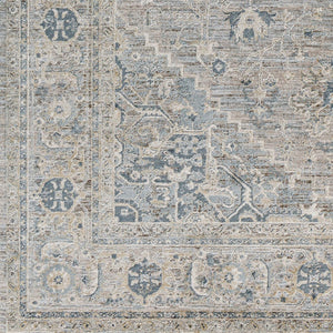 Livabliss Brunswick Medallion Area Rug Turkey Woven Polypropylene Formal Living Room Floor Dusty Sage, Tau 2' x 2'11" BWK2319-23