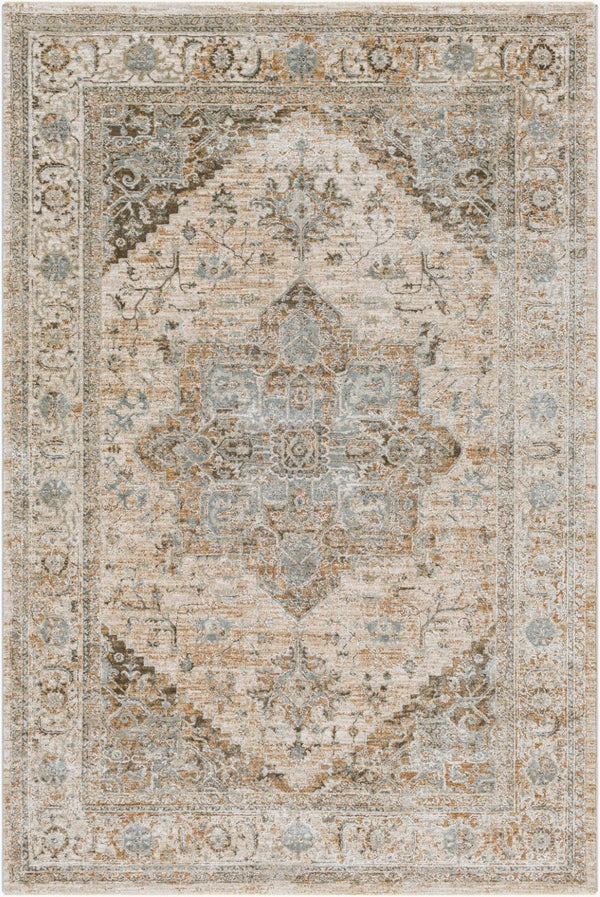 Livabliss Brunswick Traditional Fringe Area Rug Polypropylene Blend for Large Living Spaces Light Beige, Ta 10' x 13'11" BWK2320-1014