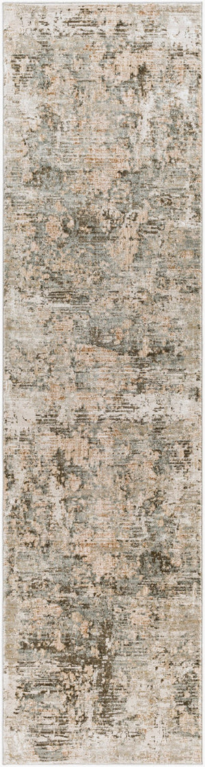 Livabliss Brunswick High Low Pile Area Rug Woven Polypropylene Blend for Large Living Rooms Dusty Sage, Cha 2'7" x 10' BWK2321-2710