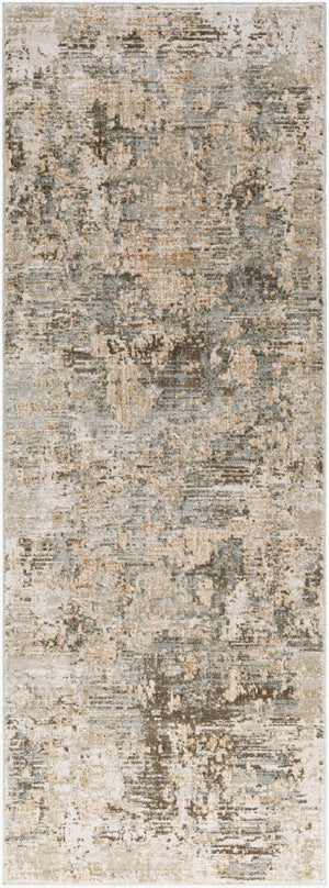 Livabliss Brunswick High Low Pile Area Rug Woven Polypropylene Blend for Large Living Rooms Dusty Sage, Cha 2'7" x 7'3" BWK2321-2773