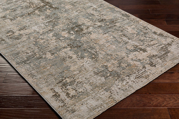 Livabliss Brunswick High Low Pile Area Rug Woven Polypropylene Blend for Large Living Rooms Dusty Sage, Cha 2'7" x 10' BWK2321-2710