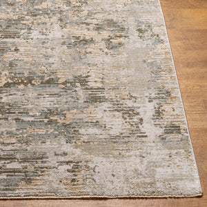 Livabliss Brunswick High Low Pile Area Rug Woven Polypropylene Blend for Large Living Rooms Dusty Sage, Cha 2'7" x 10' BWK2321-2710
