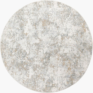 Livabliss Brunswick Geometric Area Rug Machine Woven Polypropylene Blend for Large Living Rooms Cream, Blue 5'3" x 5'3" BWK2322-53RD