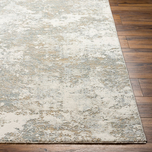Livabliss Brunswick Geometric Area Rug Machine Woven Polypropylene Blend for Large Living Rooms Cream, Blue 10' x 13'11" BWK2322-1014