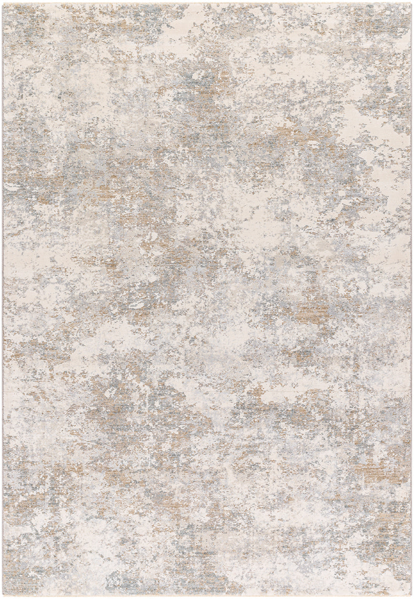 Brunswick BWK-2322 9' x 12'2" Machine Woven Rug BWK2322-9122  Cream, Blue, Olive, Light Slate, Taupe, Seafoam Surya