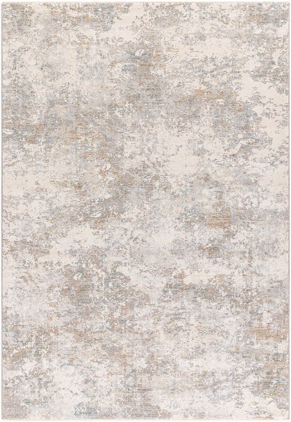 Brunswick BWK-2322 9' x 12'2" Machine Woven Rug BWK2322-9122  Cream, Blue, Olive, Light Slate, Taupe, Seafoam Surya