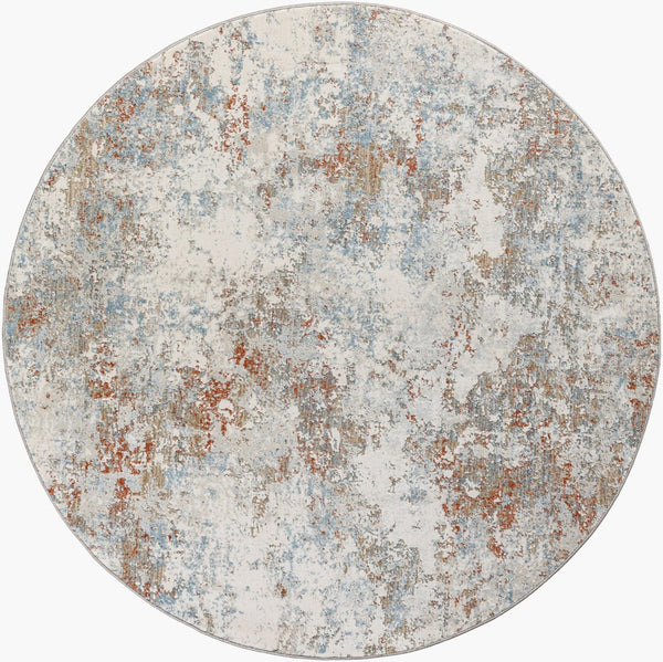 Livabliss Brunswick Geometric Machine Woven Area Rug Polypropylene Blend for Large Living Spaces Cream, Taupe 7'10" x 7'10" BWK2323-710RD