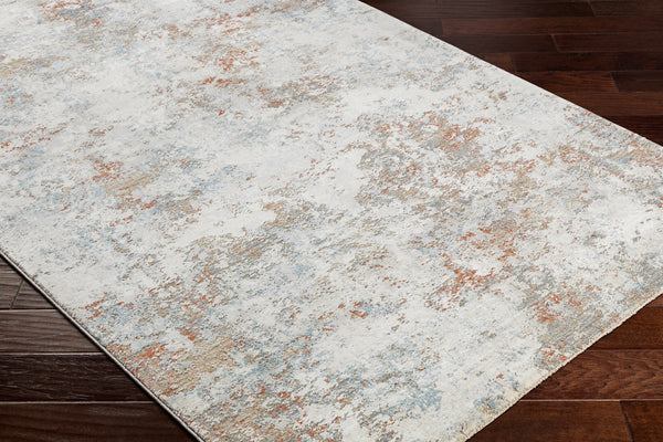 Brunswick BWK-2323 9' x 12'2" Machine Woven Rug BWK2323-9122  Cream, Taupe, Blue, Dusty Coral, Olive, Tan Surya