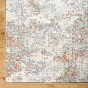Brunswick BWK-2323 9' x 12'2" Machine Woven Rug BWK2323-9122  Cream, Taupe, Blue, Dusty Coral, Olive, Tan Surya