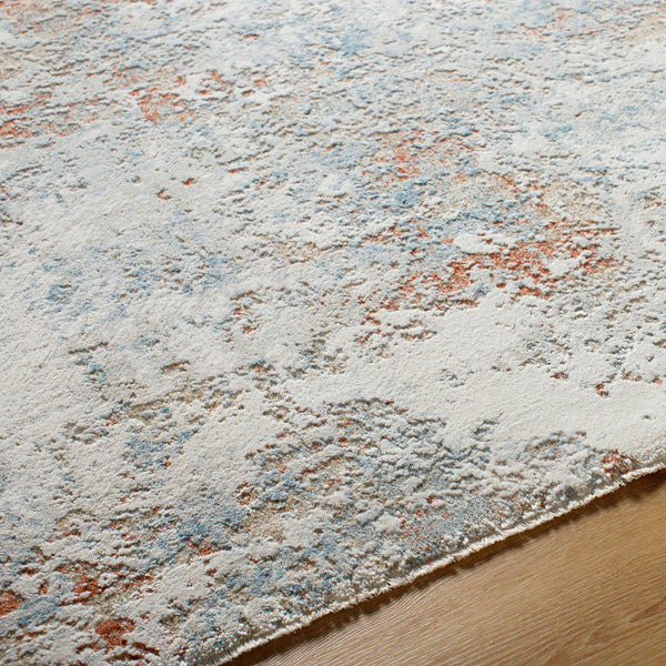 Brunswick BWK-2323 9' x 12'2" Machine Woven Rug BWK2323-9122  Cream, Taupe, Blue, Dusty Coral, Olive, Tan Surya