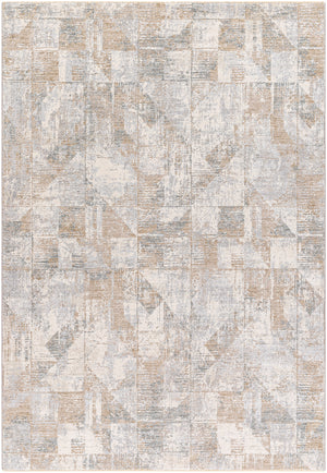 Brunswick BWK-2324 9' x 12'2" Machine Woven Rug BWK2324-9122  Cream, Light Slate, Blue, Olive, Seafoam, Taupe Surya