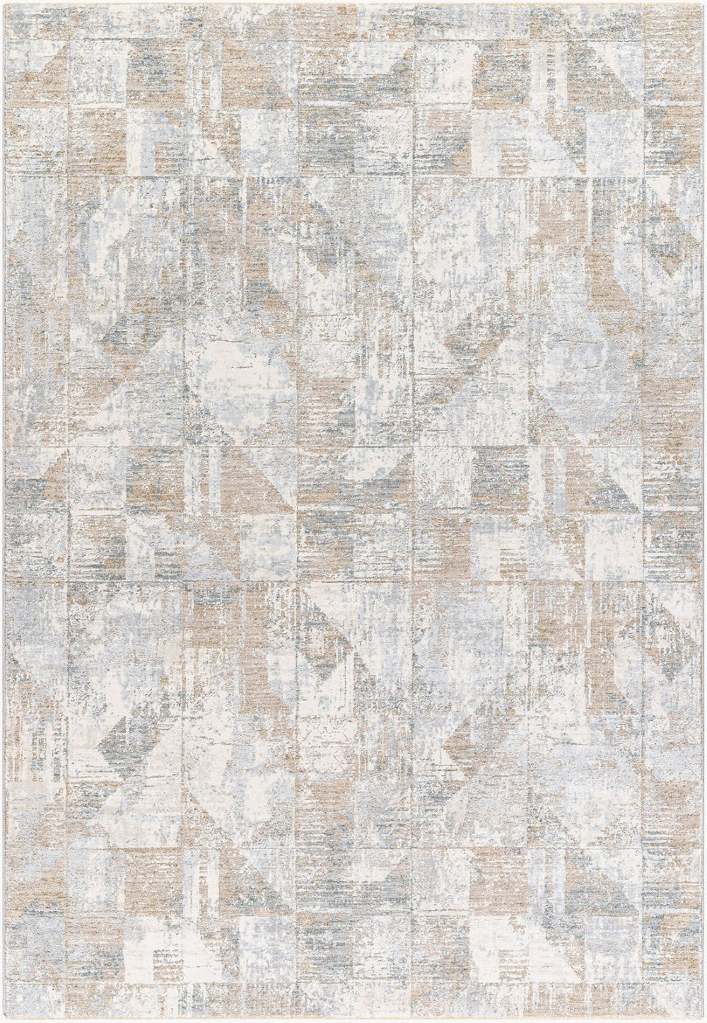 Livabliss Brunswick Machine Woven Polypropylene Area Rug with Fringe for Large Living Spaces Cream, Light Sl 9' x 12'2" BWK2324-9122