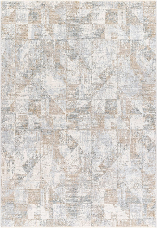 Livabliss Brunswick Machine Woven Polypropylene Area Rug with Fringe for Large Living Spaces Cream, Light Sl 9' x 12'2" BWK2324-9122
