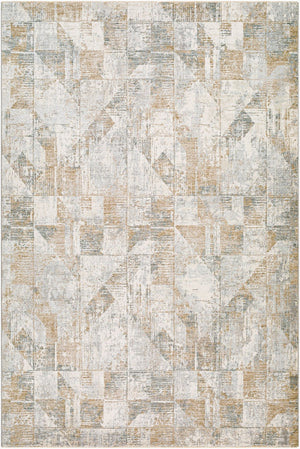 Livabliss Brunswick Machine Woven Polypropylene Area Rug with Fringe for Large Living Spaces Cream, Light Sl 6'7" x 9'6" BWK2324-6796