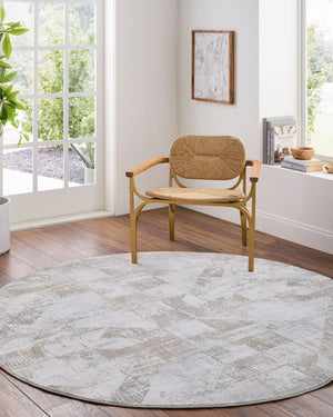 Livabliss Brunswick Machine Woven Polypropylene Area Rug with Fringe for Large Living Spaces Cream, Light Sl 2'7" x 7'3" BWK2324-2773